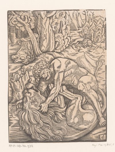 Hercules kæmper mod Nemean-løven Labours of Hercules (serietitel) af Gabriel Salmon