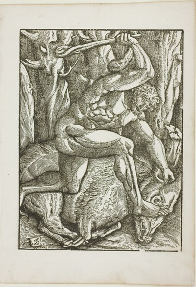 The Labours of Hercules: Hercules subduing the Erymanthian Boar af Gabriel Salmon