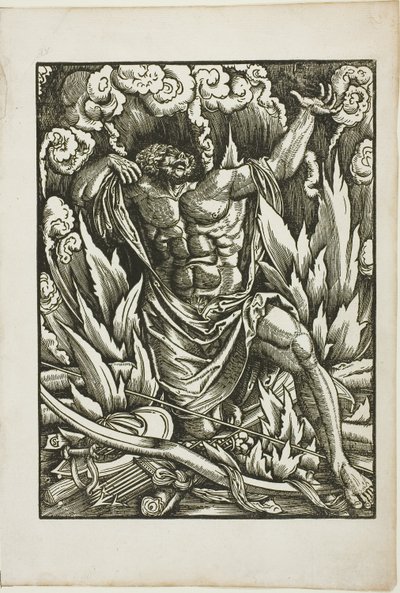 The Labours of Hercules: Hercules on the Pyre af Gabriel Salmon