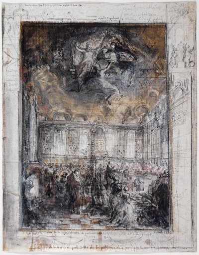 Udsigt over det store kammer i Paris