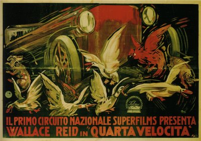 Wallace Reid i Film Double Speed, 1920 af Gabriele Galantara