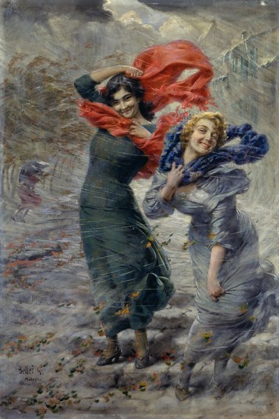 Vindstød af Gaetano Bellei