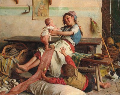 Broderlig Hengivenhed; Broderlig hengivenhed, ca. 1900 af Gaetano Chierici
