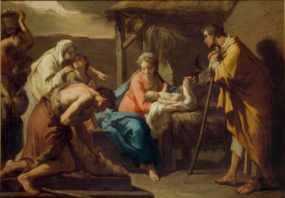 Hyrdernes tilbedelse, efter 1798 af Gaetano Gandolfi