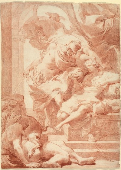 Odysseus foran Circe, Merkur bagved af Gaetano Gandolfi