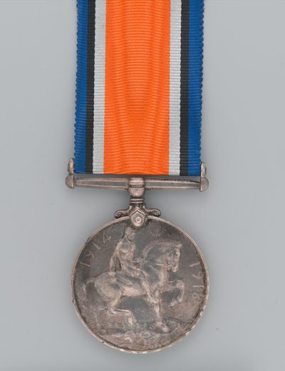 Britisk krigsmedalje 1914-20 tildelt menig Andreya af Gaetano Matteo Monti