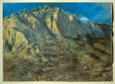 Mount Resegone af Gaetano Previati