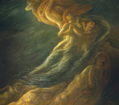 Paolo og Francesca, 1901, af Gaetano Previati