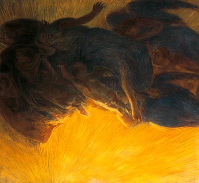skabelse af lys af Gaetano Previati