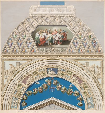 Bezel og hvælving med sidste nadver. 1774 af Gaetano Savorelli