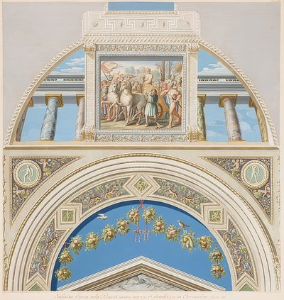 Bezel og hvælving med Triumph Davids. 1774 af Gaetano Savorelli
