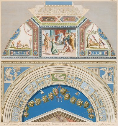 Bezel og hvælving med Salomons dom. 1774 af Gaetano Savorelli