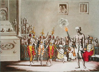Tre Baltok fejrer den hinduistiske festival i Giolen-Giatrah, plade 52 fra 