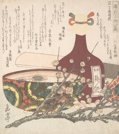 Specialiteter fra Bizen-provinsen, 1800-tallet. af Gakutei