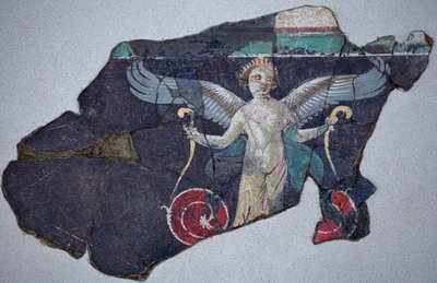 Romersk vægmaleri af Gallo-Roman