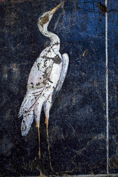 Romersk vægmaleri af Gallo-Roman