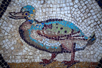 Romersk mosaik af Gallo-Roman Gallo-Roman