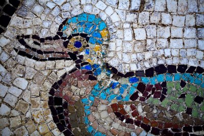 Romersk mosaik af Gallo-Roman Gallo-Roman