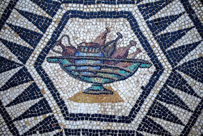 Romersk mosaik af Gallo-Roman Gallo-Roman