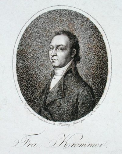 Franz Krommer (1759-1831) graveret af Jean Neidl (stik) af Gandolph Ernst (after) Stainhauser