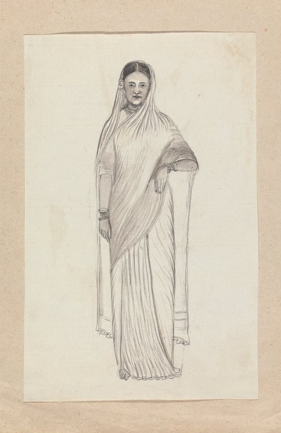 Indisk kvinde af Gangaram Chintaman Tambat