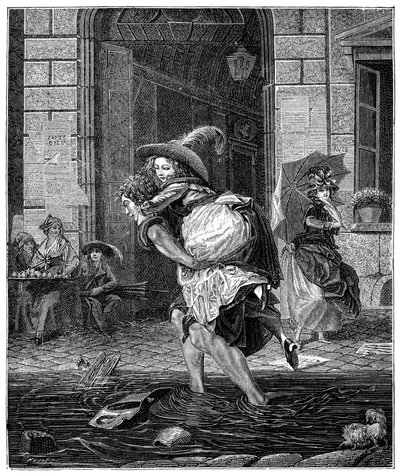 Passage Through The Storm, 1885. af Garnier