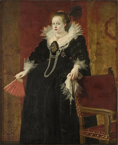 Anne af Østrig, konsort af kejser Mathias, ca. 1615 af Gaspar De Crayer