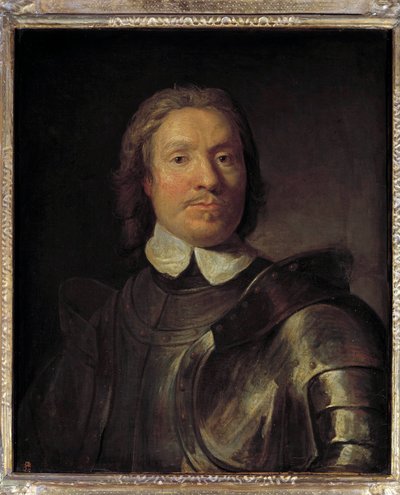 Portræt af Olivier Cromwell (1599-1658), Lord Protector of England Oliver Cromwell deltog i den første engelske revolution (1641-1649) Maleri af Gaspard de Crayer (1584-1669) Søn. 0,67x0,58 m. af Gaspar de (after) Crayer