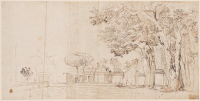 Villa Medicis haver af Gaspar van Wittel