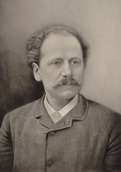 Portræt af komponisten Jules Massenet 1842-1912, 1890. af Gaspard Félix Nadar