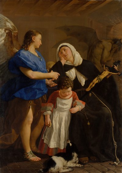 Saint Margaret of Cortona, ca. 1758. af Gaspare Traversi