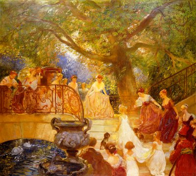 Besøget af det kongelige prinsesse, af Gaston de Latouche