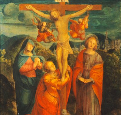 Korsfæstelse af Gaudenzio Ferrari (1470-1546) af Gaudenzio Ferrari