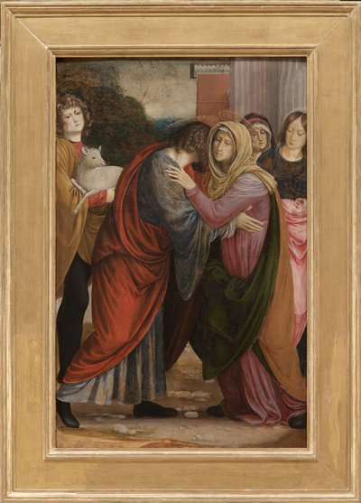 Møde ved Golden Gate, 1508-09 af Gaudenzio Ferrari