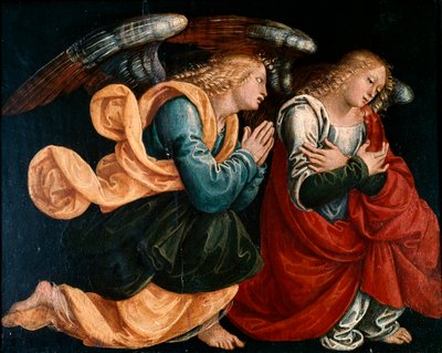 Bedende engle af Gaudenzio Ferrari (ca 1470-1546) af Gaudenzio Ferrari