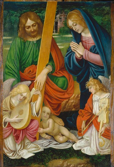 Tilbedelsen af Jesusbarnet af Gaudenzio Ferrari