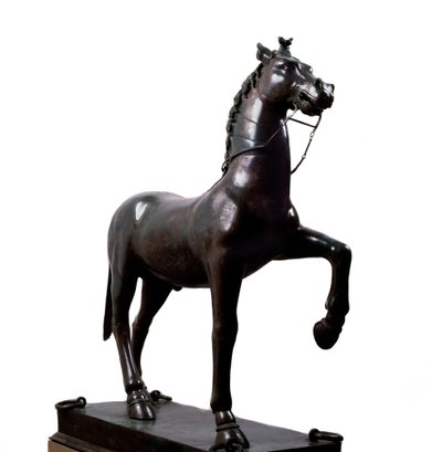 Votivhest af bronze (skulptur, ca. 50 e.Kr.) af Gaulish Gaulish