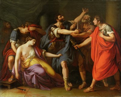Lucretias død af Gavin Hamilton