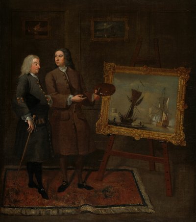 Thomas Walker og Peter Monamy af Gawen Hamilton