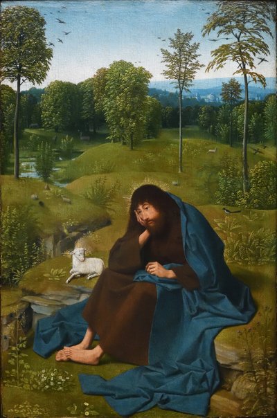 Johannes Døberen i ørkenen af Geertgen Tot sint Jans