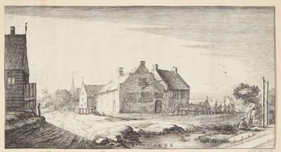 Domhuset i Ouderkerk aan de Amstel af Geertruyt Roghman
