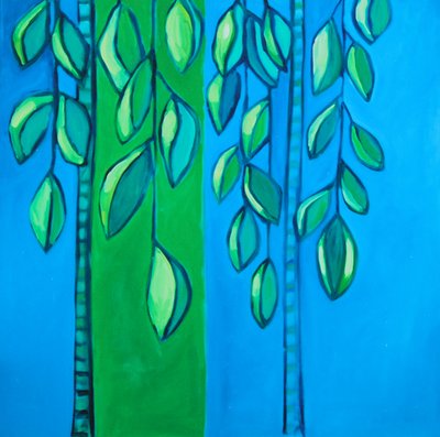 Wishes, 2018 (olie på lærred) af Genevieve French
