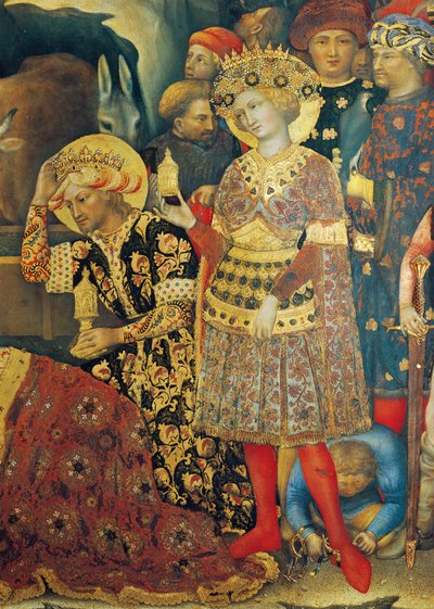 Tilbedelse af magi detalje af konger af Gentile da Fabriano