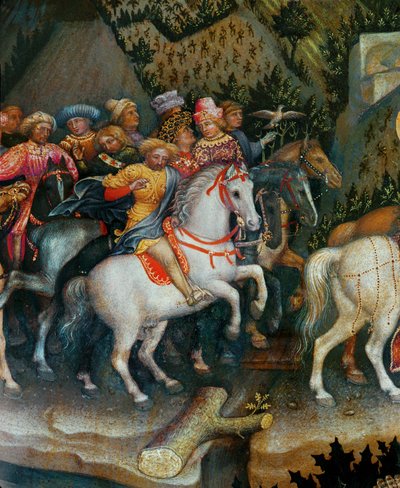 The Adoration of the Magi (olie på træ) af Gentile da Fabriano