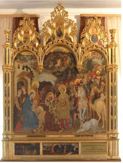 Magiernes tilbedelse, c.1420 af Gentile da Fabriano