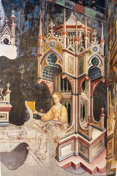 Hall of Liberal Arts and Planets af Gentile da Fabriano