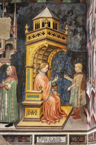 Hall of Liberal Arts and Planets af Gentile da Fabriano