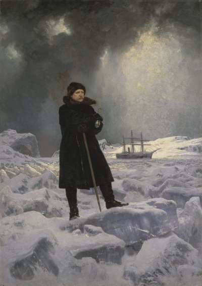 Udforskeren A. E. Nordenskiold, 1886 af Georg Rosen
