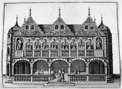 Slotsdesign, 1664 af Georg Andreas Bockler