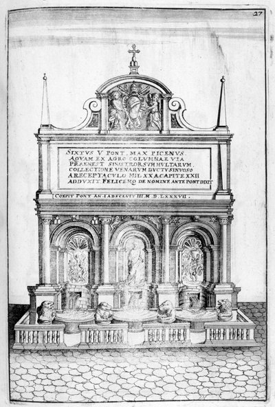 Springvandsdesign, 1664 af Georg Andreas Bockler